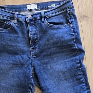 Nicole Miller Women's Dark Blue High-Rise Jeans